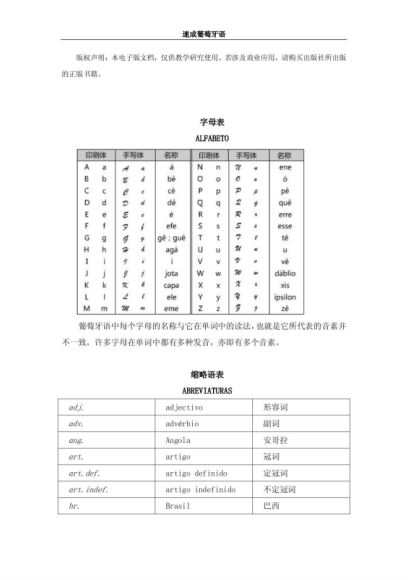 葡萄牙语：速成葡萄牙语修订版，网盘下载(929.93K)