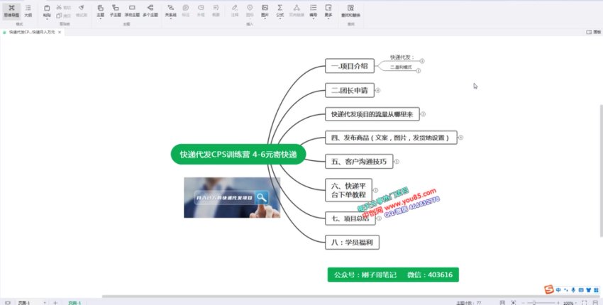 快递代发CPS训练营 4-6元寄快递，网盘下载(113.42M)