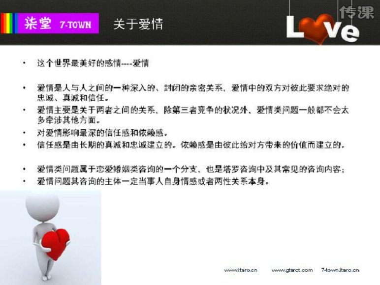 塔罗咨询实务 爱情类问题咨询（7堂课），网盘下载(453.25M)