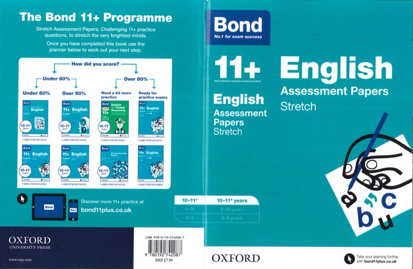 英语教材：bond 11+进阶版，网盘下载(756.24M)