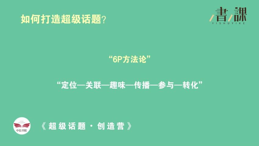 樊登读书会：病毒营销·超级话题创造营，网盘下载(754.68M)